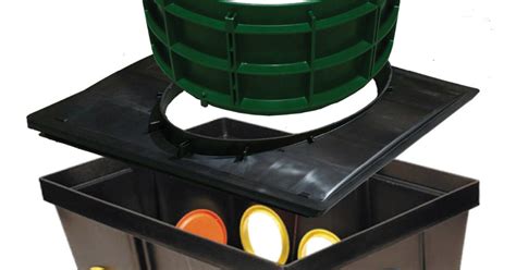 speed leveler necessary distribution box|4 hole septic distribution box.